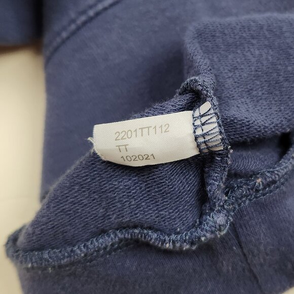 Primary Rainbow Stripe Crewneck Sweatshirt sz 4-5 play condition - Picture 7 of 7